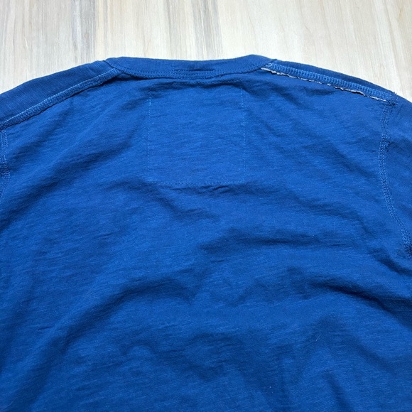 American Eagle Outfitters Y2K Men's Blue Long Sleeve Shirt - Picture 4 of 4